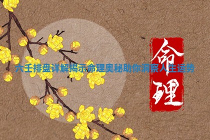 六壬排盘详解揭示命理奥秘助你洞察人生运势